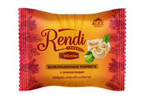 Конфета мультизлаковая Rendi Collection с орехом кешью