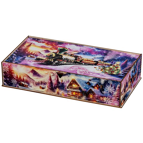 Сладкий новогодний подарок Снежный экспресс (Легенды Москвы)